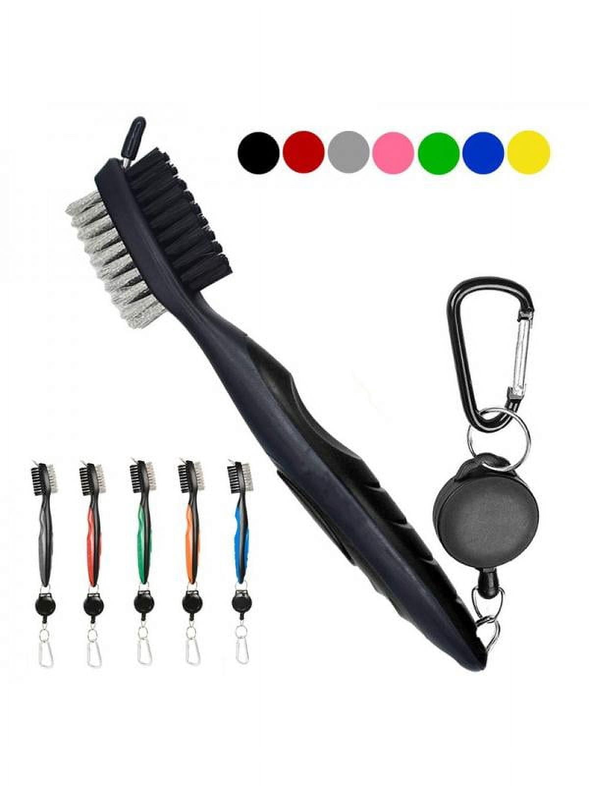 Golf Club Head Groove Cleaner Tool Kit Cleaning Brush Double Sided
