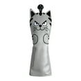 thumbnail image 1 of Golf Club Headwear Mallet Putter Cat Pattern Accessories Putter cue headwear for UT Wood Grey, 1 of 8