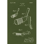 Golf Club Iron Patent Art Print