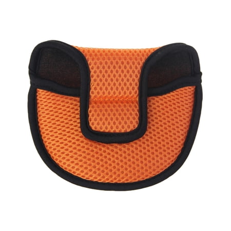 Golf Club Mallet Putter Head Cover Protective Headcover Fits Brands Orange