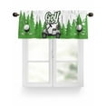 thumbnail image 1 of Golf Club Pattern Valances for Windows Golf Course Grenn Lawn Tree Background Valance Rod Pocket Short Window Treatments Curtains for Kitchen Bathroom Living Room Bedroom, 42 x 12 Inch, 1 of 7