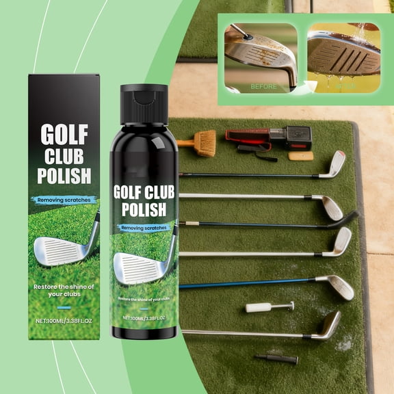Golf Club Scratch Cleaner, Gentle And Brightening Surface Polish For Daily Care, 100Ml With Efficient Scratch Removal And Surface Ation For Golf Enthusiasts