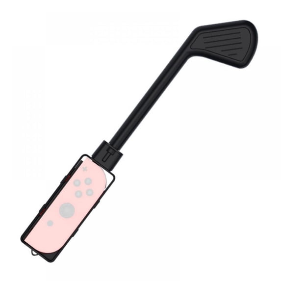 Golf Club for Nintendo Switch/Switch OLED, Mario Golf Games Accessories Controller Grip for Mario Golf Super Rush, Black (1 Pack)