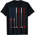 thumbnail image 1 of Golf Clubs American Flag T-Shirt, 1 of 4