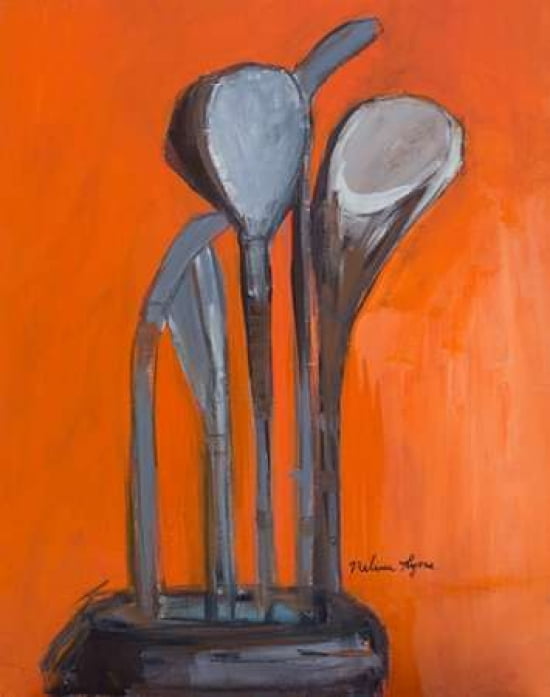Golf Clubs Canvas Art - Melissa Lyons (22 x 28)