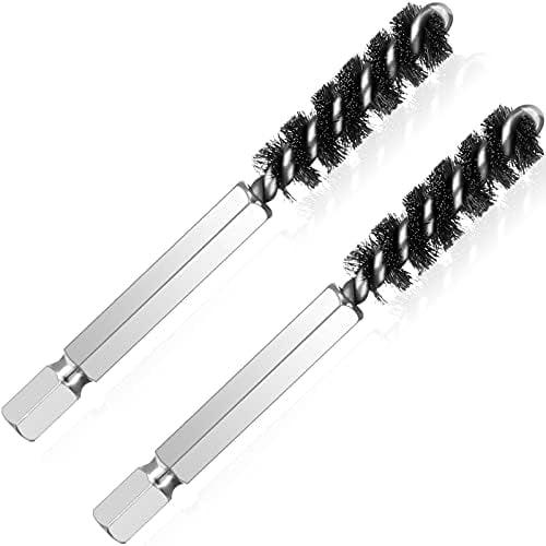 Golf Clubs Head Hosel Brush Golf Shaft Ferrules Brush Wire Brush Cleaning Tool Electric Drill Wire Brush for Iron and Wood (2 Pieces)$$Sport & Recreation Other