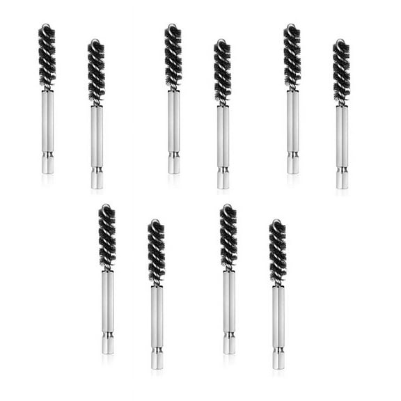Golf Clubs Hosel Brush Golf Club Brush Wire Brush Cleaning Tool Electric Drill Wire Brush for Iron and Wood,10Pcs