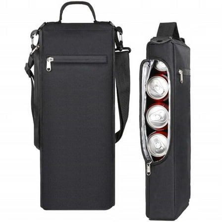 Golf Cooler Bag - Accessories for Men,Small Soft Insulated Beer Cooler Holds 6 Pack of Cans or Two Wine Bottles,Sports Bag
