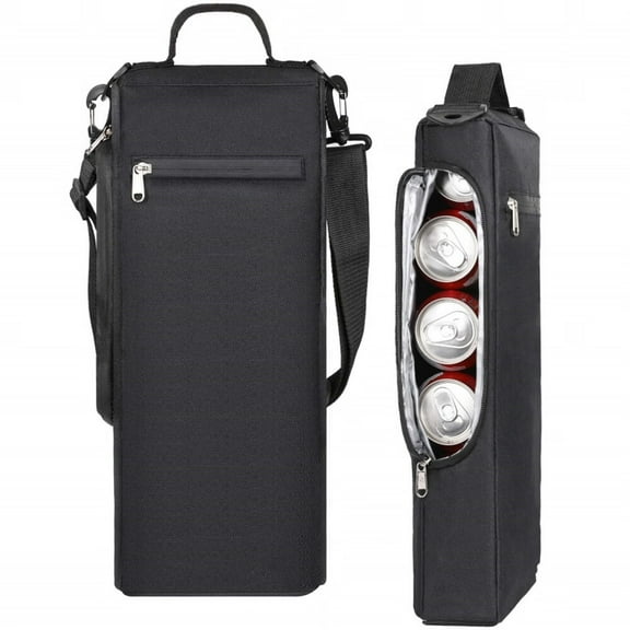 Golf Cooler Bag - Accessories for Men,Small Soft Insulated Beer Cooler Holds 6 Pack of Cans or Two Wine Bottles,Sports Bag