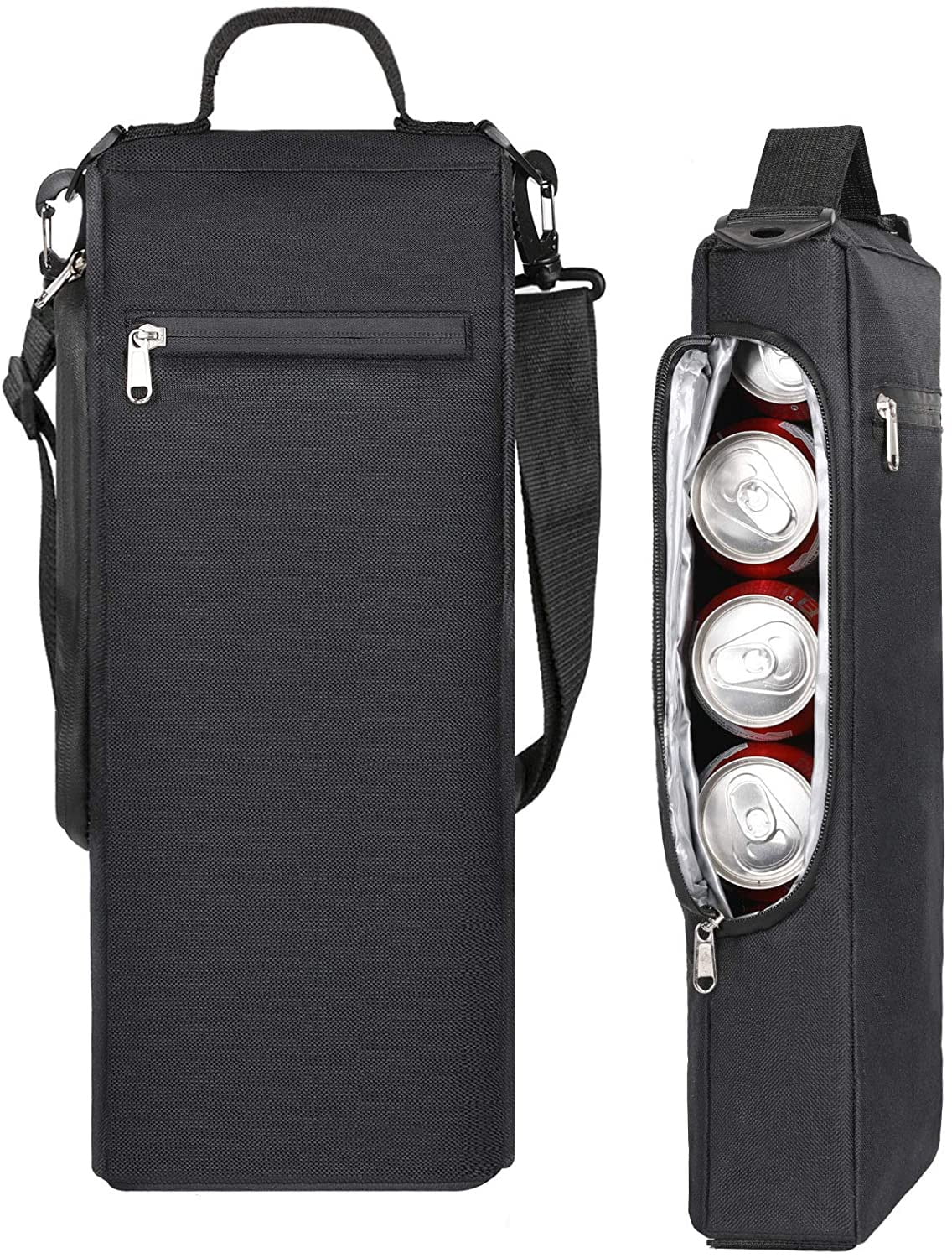 Golf Cooler Bag - Golf Accessories for Men and Small Soft Cooler Bags Insulated Beer Cooler Holds A 6 Pack of Cans or Two Bottles of Wine, Golf Sports Bags