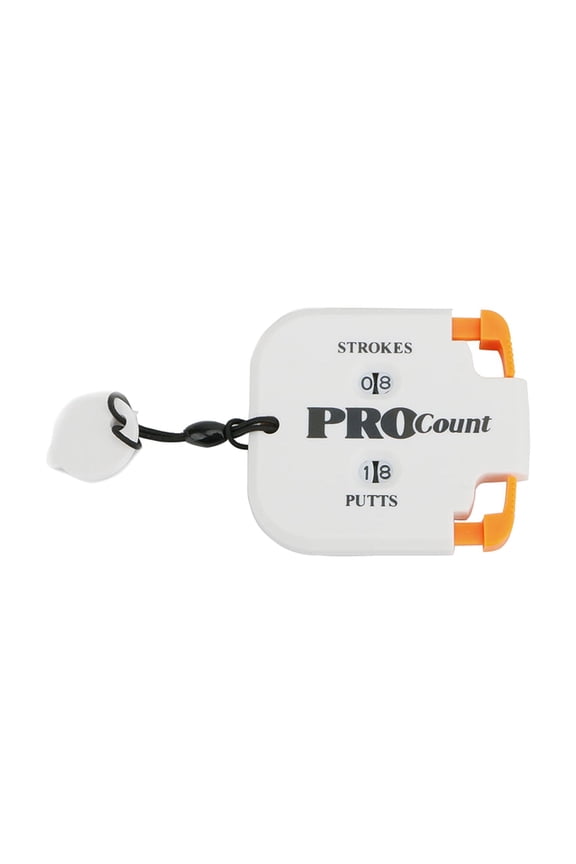 Golf Counter Compact Double Dial Accessory Indicator Stroke Putt Key Chain Training Aid Outdoor Sport Supplies