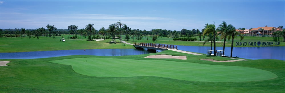 Golf Course Gold Coast Queensland Australia Canvas Art - Panoramic Images (36 x 12)