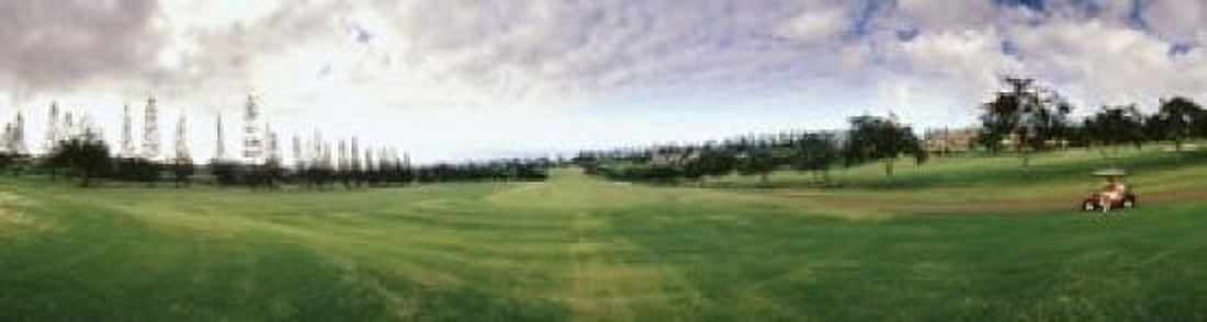 Golf Course Maui HI USA Canvas Art - Panoramic Images (21 x 6)