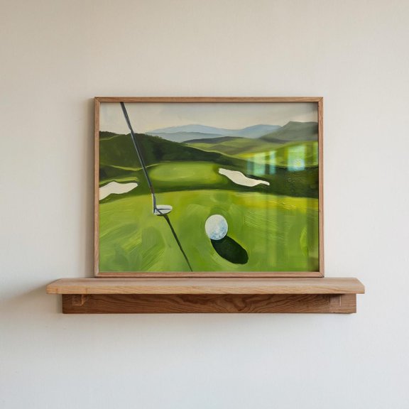 Golf Course Sportscore Poster Unframed Paper Print