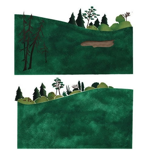 Golf Course Wall Stencil - DEE562A by DeeSigns