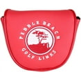 thumbnail image 1 of Golf Cover Mallet Headcover Pebble Beach with Magnetic Closure for Putter Club Head Cover, 1 of 8