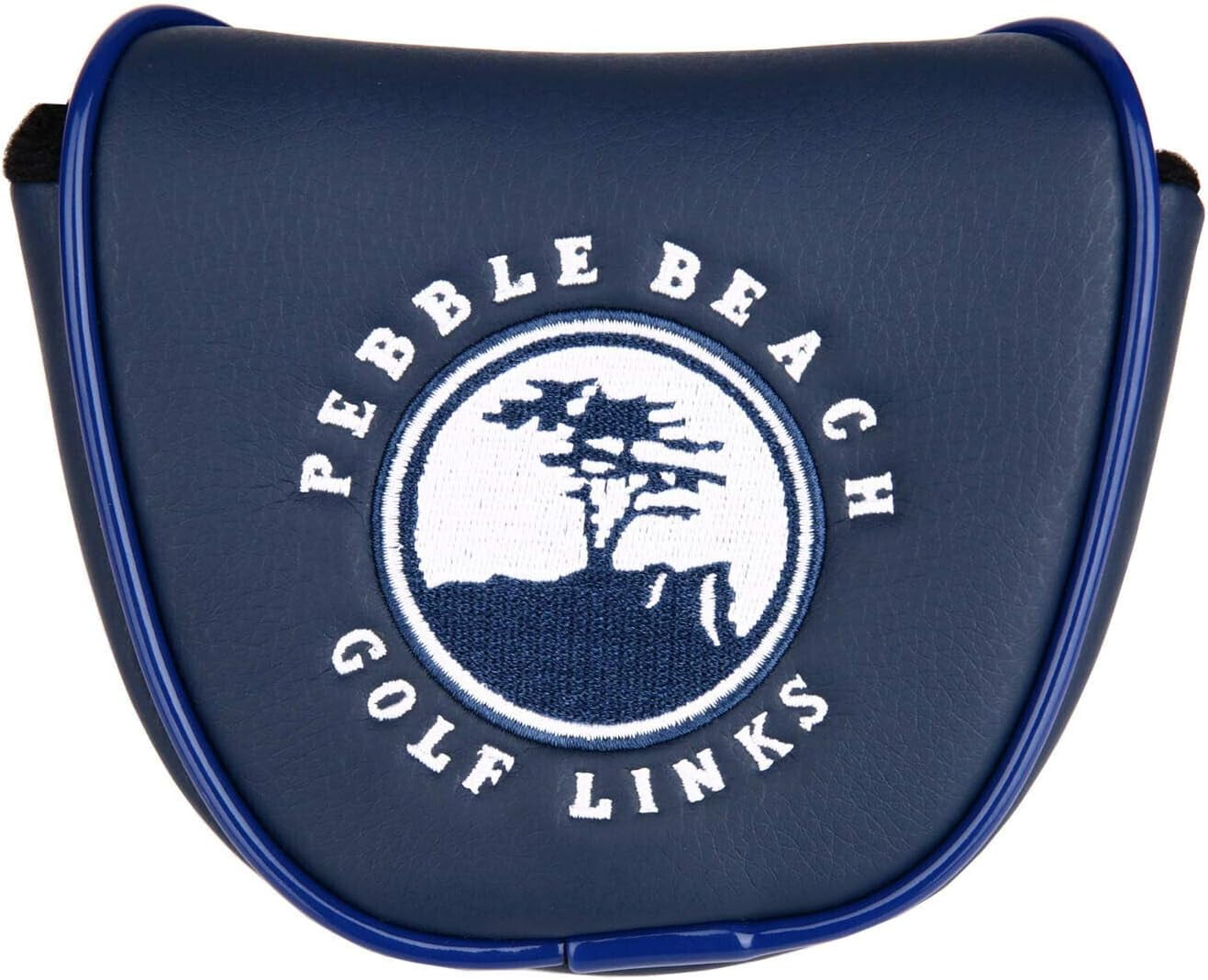 Golf Cover Mallet Headcover Pebble Beach with Closure for