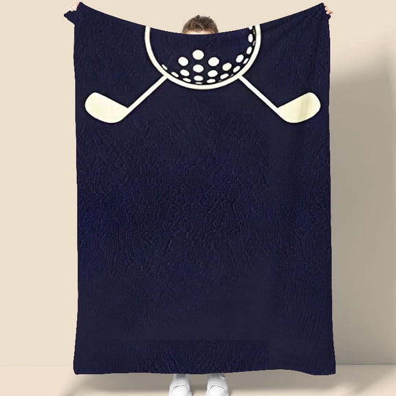Golf Crown Tapestry 70.07 x 90.55 Inches Wall Hanging for Bedroom, Living Room, Man Cave Decor