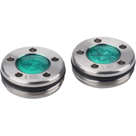 Golf Custom Putter Screws Weights Green Lucky Four-Leaf 2PCS Available for Cameron Clubs Head