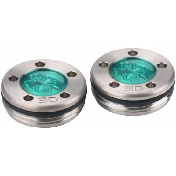 Golf Custom Putter Screws Weights Green Lucky Four-Leaf 2PCS Available for Cameron Clubs Head