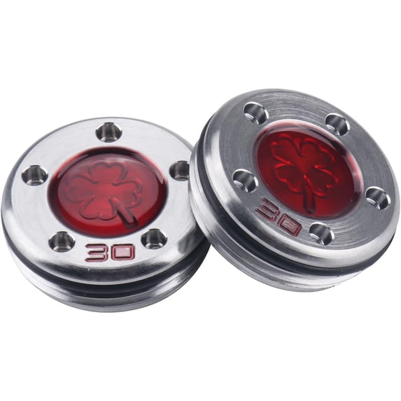 Golf Custom Putter Screws Weights Red Lucky Four-Leaf 2PCS Available for Cameron Clubs Head