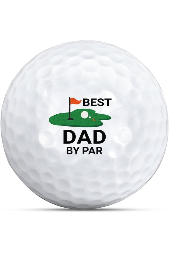 Golf Dad Gifts for Fathers Day - Best Dad by Par, Golf Ball Gifts for Men Daddy Christmas Birthday Gifts for Husband Retirement Golf Gift for Dad Golf Accessories for Golf Lover Dad to Be 1st Dad