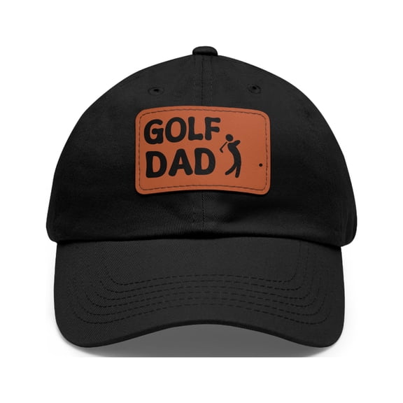 Golf Dad Hat Cap Strap Back Dad Hat With Patch High School College