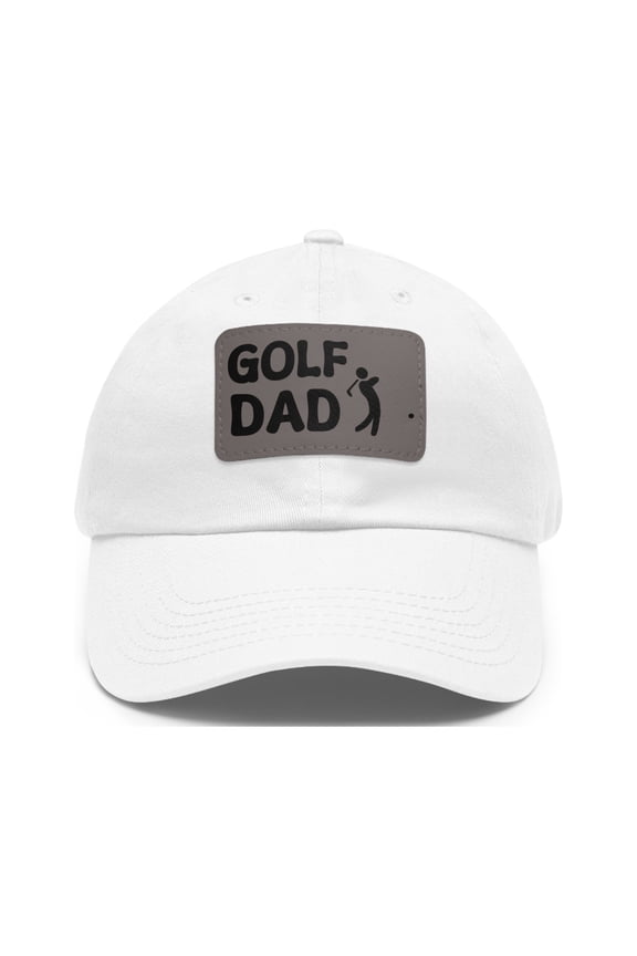 Golf Dad Hat Cap Strap Back Dad Hat With Patch High School College