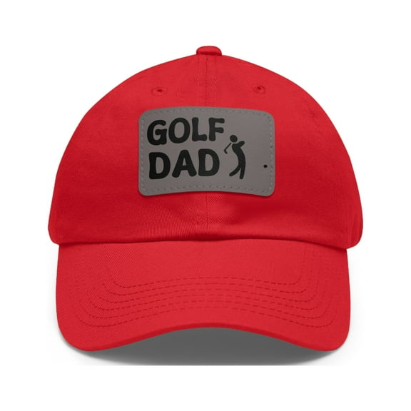 Golf Dad Hat Cap Strap Back Dad Hat With Patch High School College