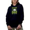 thumbnail image 1 of Golf Dad Like a Normal Dad but Cooler Quote with a Ball & Clubs, Golf Player, Golfing or Golfer Themed Merch Gift, Navy Blue Hooded Sweatshirt or Hoodie, 2XL, 1 of 5