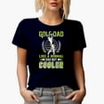 thumbnail image 1 of Golf Dad, Like a Normal Dad but Cooler with a Ball, Swinging Golf Player, Golfing or Golfer Themed Merch Gift, Navy Blue T-Shirt, 3XL, 1 of 5