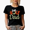 thumbnail image 1 of Golf Dad with a Man or Father Golf Player, Golfing or Golfer Themed Merch Gift, Black T-Shirt, X-Large, 1 of 5