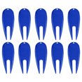 thumbnail image 1 of Golf Divot Tool Plastic Golf Repair Tool Ball Marker for Golfer, Blue, 10 Pack, 1 of 5
