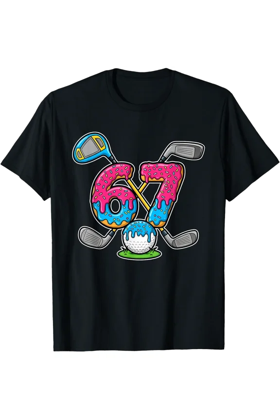 Golf Drip Number 67 Golf Player 67 T-Shirt, Unisex T-Shirt