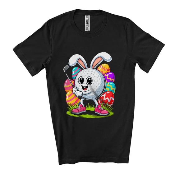 Golf Easter Bunny; Adorable Easter Day Eggs Golf Player Playing; Sport Team Unisex T-Shirt