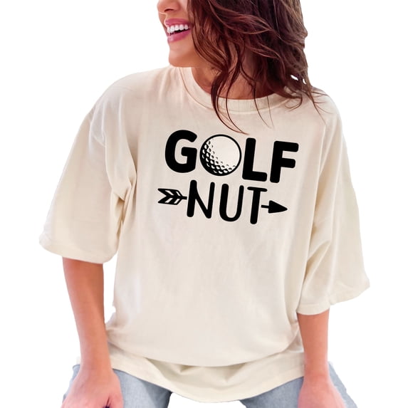 Golf Enthusiast Humorous Graphic Novelty, Ivory Comfort Colors T-Shirt, 2XL