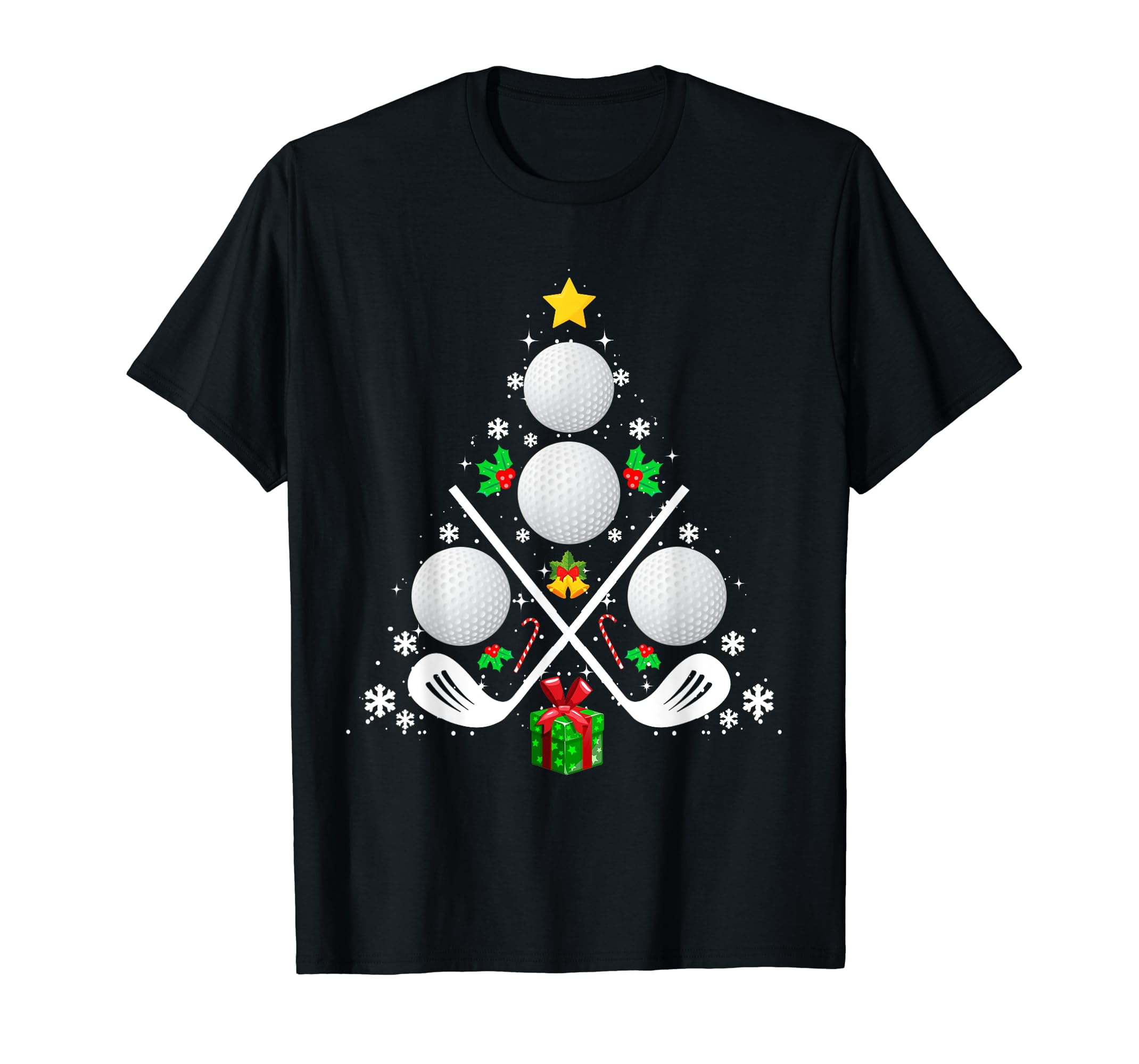 Golf Equipment Christmas Tree Christmas Golf TShirt