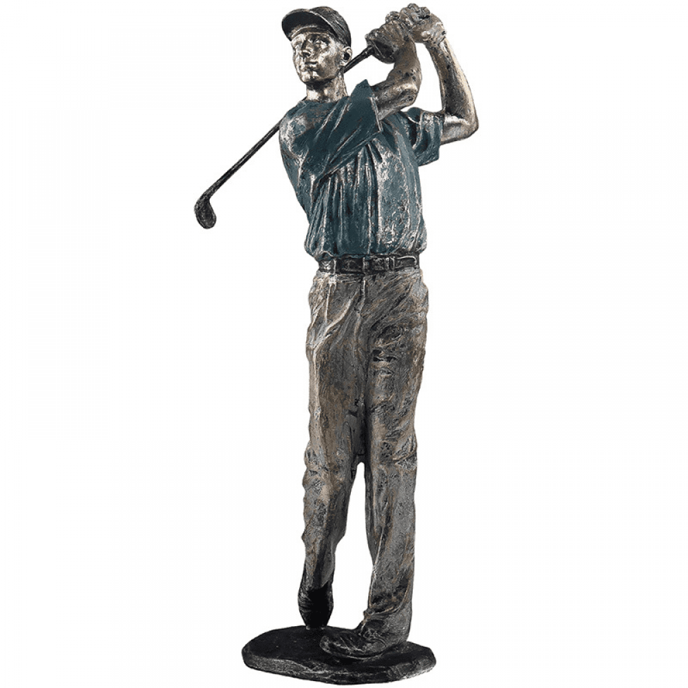 Golf Figurine Statue Golfer Decoration Sculpture Polyresin Arts Gifts