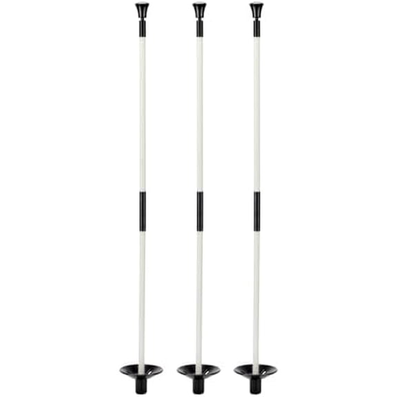 Golf Flagstick, Golf Pole Pin Flagpole Portable Detachable Design, Practice Putting Green Flag Stick for Yard Club, Backyard GolfCourse 3FT Heights Available, 3 Pack$$Sport & Recreation Other
