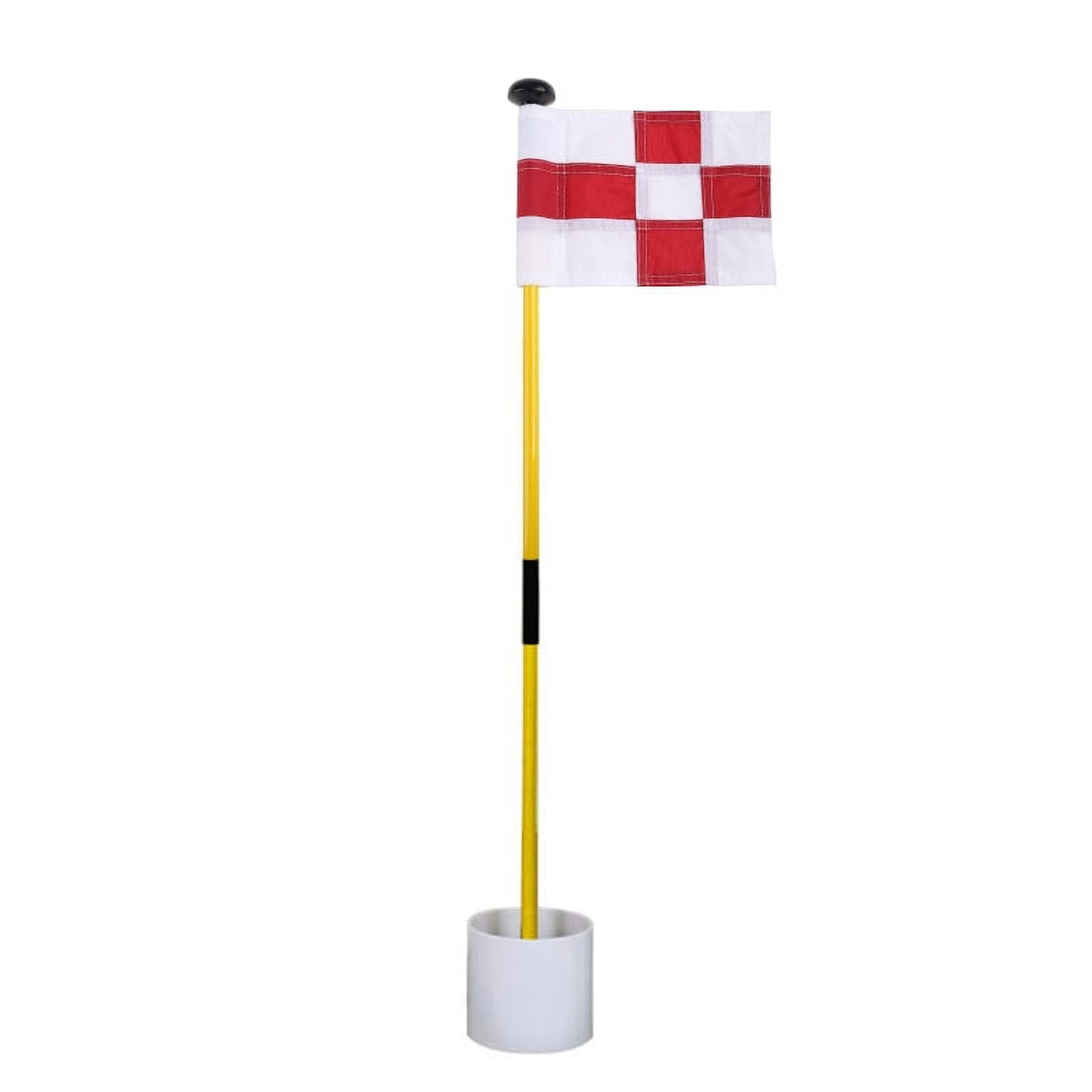 Golf Flagsticks, Portable Putting Green Flags Hole Cup Set, Portable