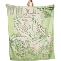 Golf Fleece Throw Blanket 50x60 - Soft Golf Gifts for Men & Women, Funny Father''s Day Gift for Dad, Birthday Present for Golfers