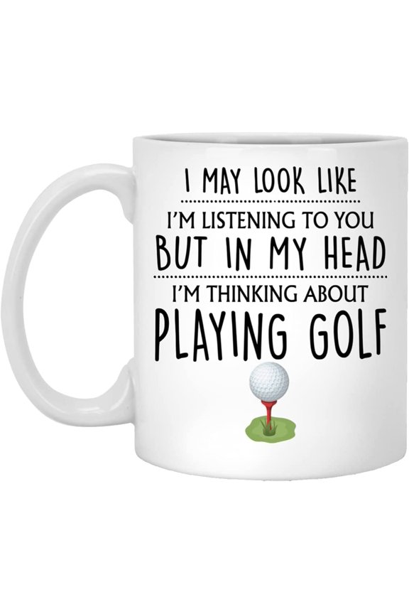 Golf Gift, Golf Mug, Funny Golf Gifts For Men, Him, Husband, Boyfriend, Dad, Gift For Golfers, Golfing Gifts, Playing Golf Coffee Mug 11oz, MUG-SOHYKKOUVQ-11oz