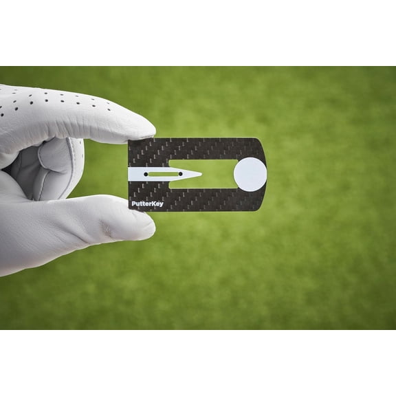 Golf Gift and Portable Tool and Training Aid to Help with Stroke Path, Aim, and Centering - While Practicing Like You Play
