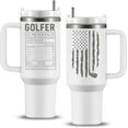 thumbnail image 1 of Golf Gifts for Men - Stainless Steel 40 Oz Golf Tumbler with Handle, Golf Cup, Funny Golf Gifts, Mens Golf Gifts Idea, Golf Accessories, Christmas Birthday Gifts for Golfer Men Dad Husband, 1 of 6