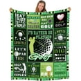 thumbnail image 1 of Golf Gifts for Men Women, Gifts for Golfers, Golfing Blanket for Golf Lover, Golf Blanket for Birthday Christmas Thanksgiving Day, Golf Gift for Sport Lover, Golf Blanket Gift 50 X 60, 1 of 6