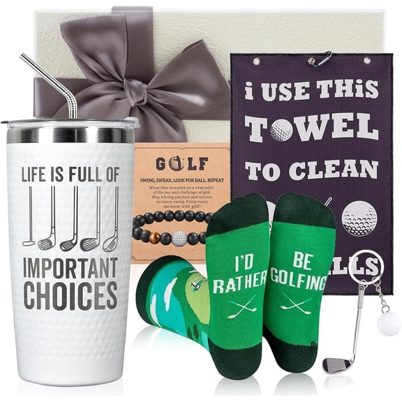Golf Gifts for Men 6-in-1 Golf Set for Dad, Boyfriend, - for Birthday, , Christmas
