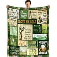 thumbnail image 1 of Golf Gifts for Men Unique Golf Blanket, Warm Cozy Flannel Golf Throw Blankets, Funny Golf Lover Birthday Gift Blanket 50x60 Inch, 1 of 1