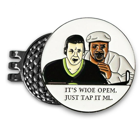 Golf Gifts for Men & Women - Strong Magnetic Hat Clip Ball Marker (Fun Designs)