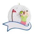 thumbnail image 1 of Golf Girl Personalized Christmas Ornament DO-IT-YOURSELF, 1 of 2
