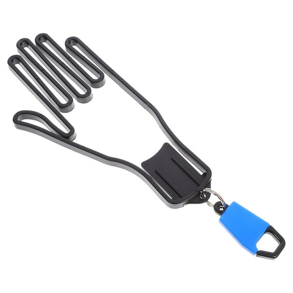 Houderco Glove Hanger Blue PP Hand Shape For Golf Practice Storage 1Set 9.4X4.3X0.4In